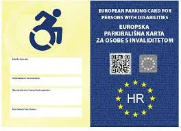 parkiralisna karta za osobe s invaliditetom